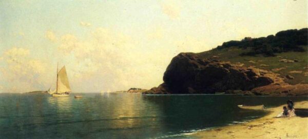 Afternoon Calm by Alfred Thompson Bricher, hand-painted oil painting reproduction