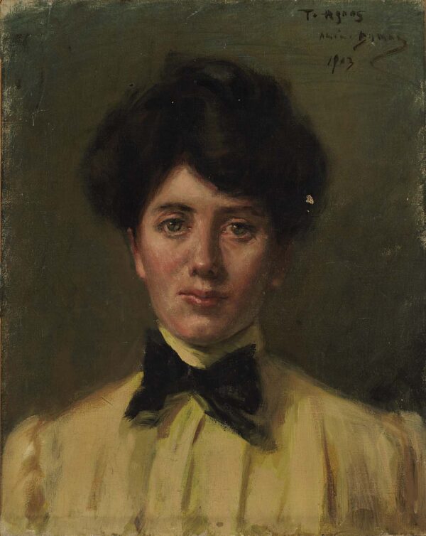 Agnes by Alice Pike Barney, hand-painted oil painting reproduction