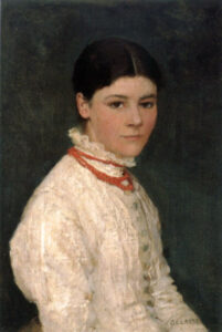 Agnes Mary Webster by George Clausen, hand-painted oil painting reproduction