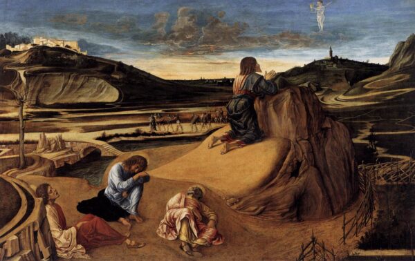 Agony in the Garden by Giovanni Bellini, hand-painted oil painting reproduction