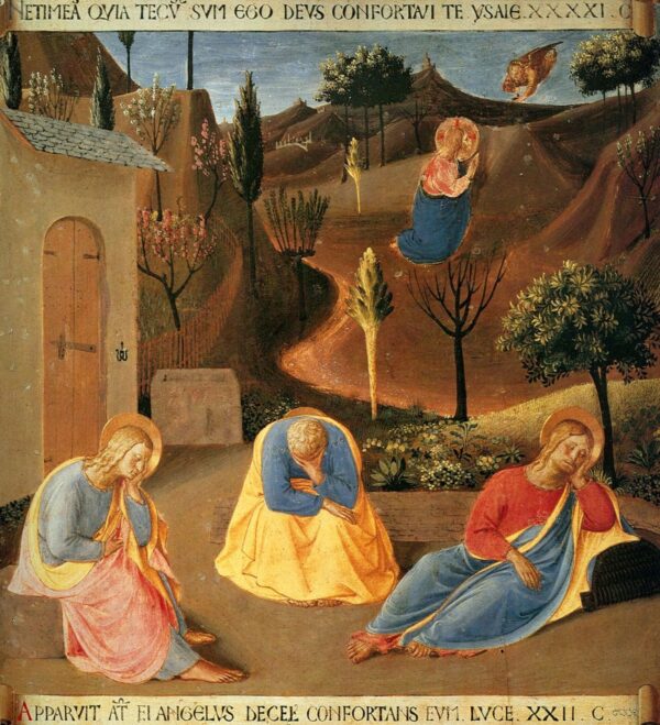 Agony in the Garden b by Fra Angelico, hand-painted oil painting reproduction