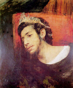 Ahasuerus by Maurycy Gottlieb, hand-painted oil painting reproduction
