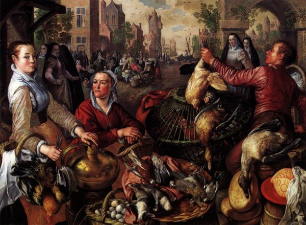 Air by Joachim Beuckelaer, hand-painted oil painting reproduction