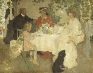 Al Fresco by Emanuel Phillips Fox, hand-painted oil painting reproduction