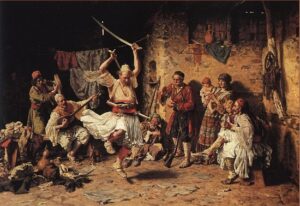Albanian Fest by Jean-Léon Gérôme, hand-painted oil painting reproduction