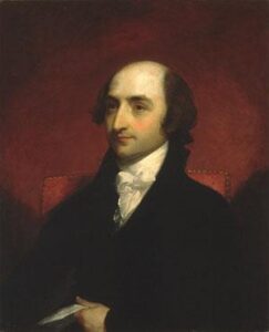 Albert Gallatin by Gilbert Stuart, hand-painted oil painting reproduction