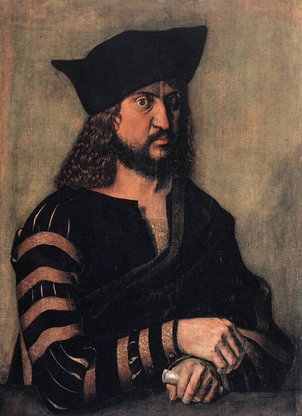 Portrait of Elector Frederick the Wise of Saxony by Albrecht Dürer, hand-painted oil painting reproduction