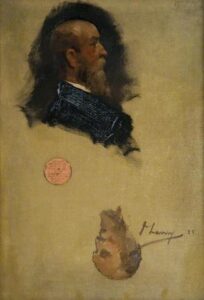 Alexander Clapperton by John Lavery, hand-painted oil painting reproduction