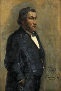 Alexander Stephen by John Lavery, hand-painted oil painting reproduction