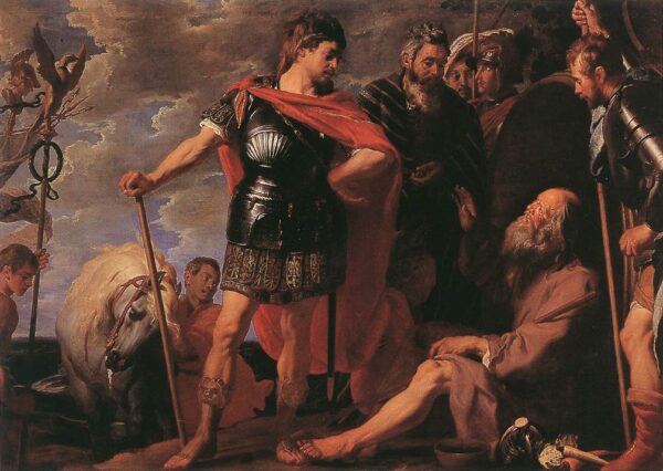 Alexander and Diogenes by Gaspard de Crayer, hand-painted oil painting reproduction
