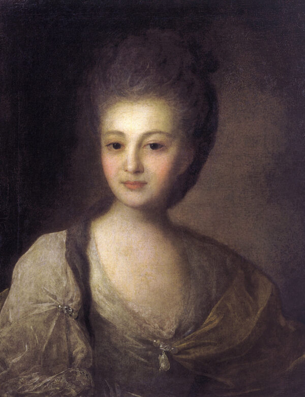 Alexandra Struiskaya by Fyodor Rokotov, hand-painted oil painting reproduction