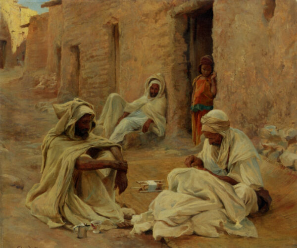 Alexis Mending by Eugene-Alexis Girardet, hand-painted oil painting reproduction