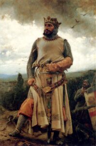 Alfonso I by Francisco Pradilla Ortiz, hand-painted oil painting reproduction