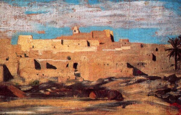 Algerian Town by Fromentin, hand-painted oil painting reproduction