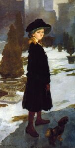 Alice Davison by Cecilia Beaux, hand-painted oil painting reproduction
