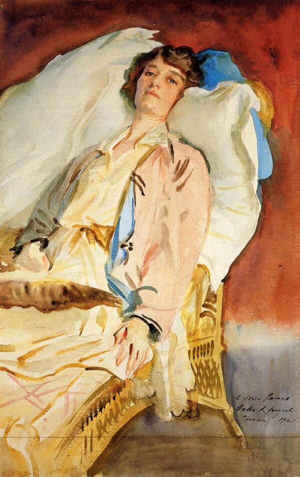 Alice Runnels James (Mrs. William James) by John Singer Sargent, hand-painted oil painting reproduction