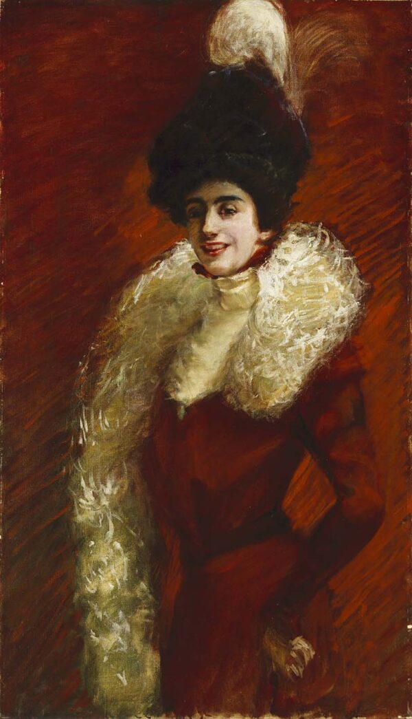 Alice Warder Garrett by Alice Pike Barney, hand-painted oil painting reproduction