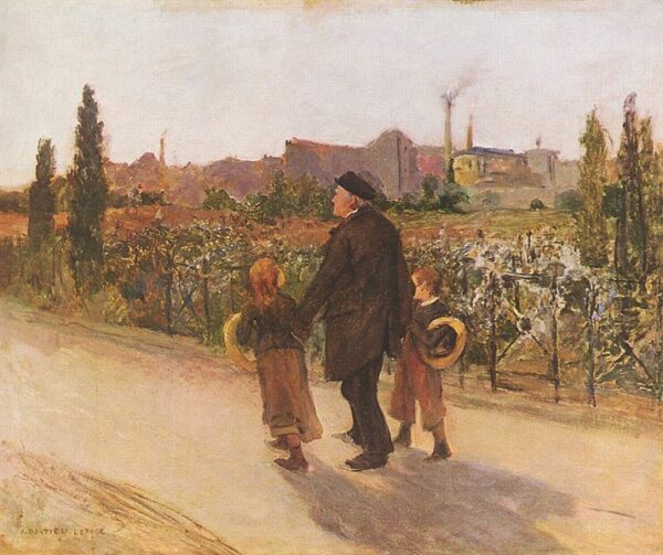 All Soul’s Day by Jules Bastien-Lepage, hand-painted oil painting reproduction