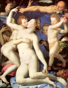 Allegory of Lust (An Allegory with Venus and Cupid) by Agnolo Bronzino, hand-painted oil painting reproduction