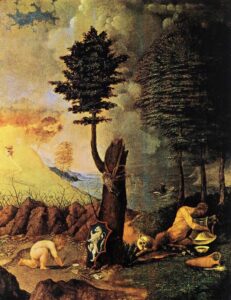 Allegory by Lorenzo Lotto, hand-painted oil painting reproduction