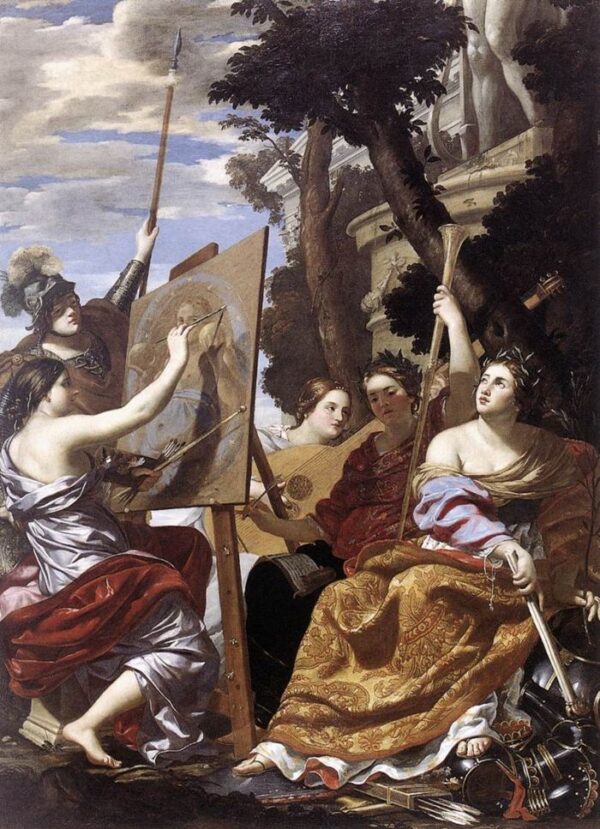 Allegory of Peace by Simon Vouet, hand-painted oil painting reproduction