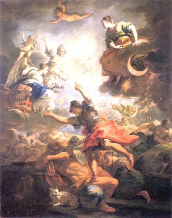 Allegory of Tuscany by Sebastiano Ricci, hand-painted oil painting reproduction