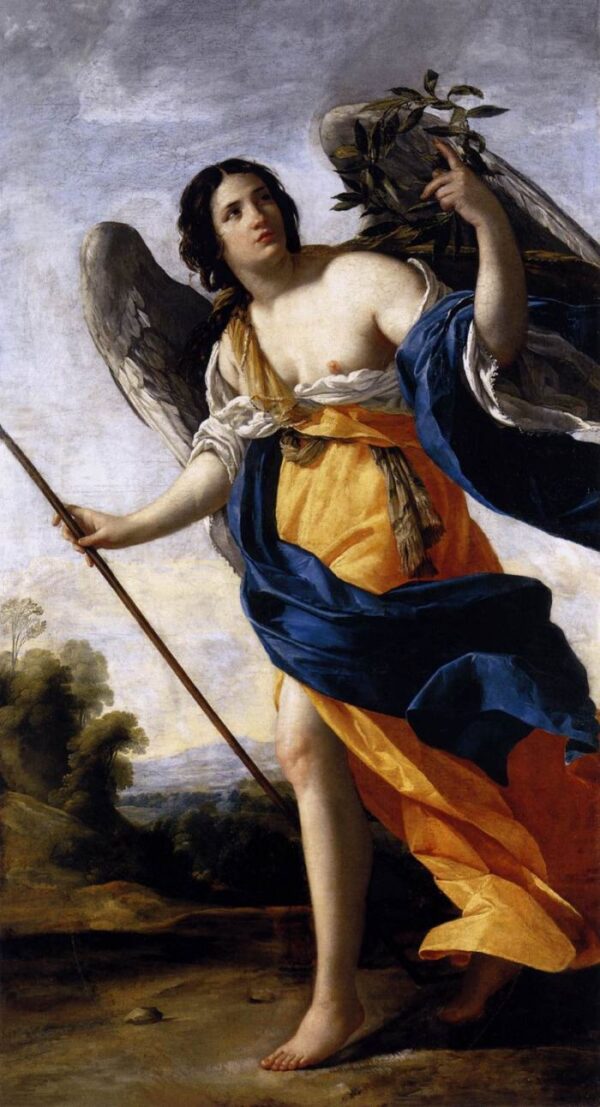 Allegory of Virtue by Simon Vouet, hand-painted oil painting reproduction