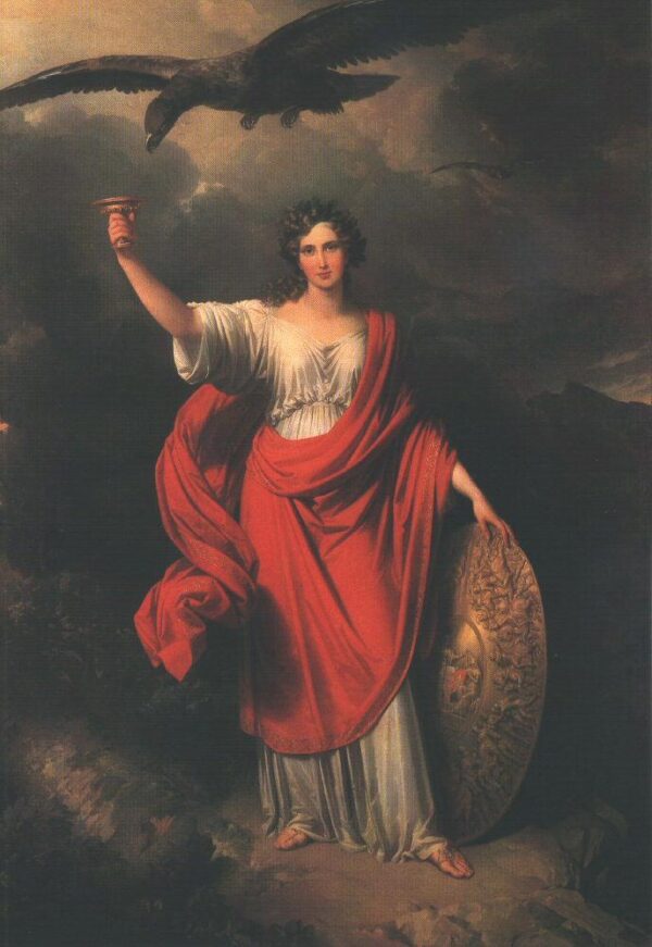 Allegory of the Hungarian Academy of Sciences by Johann Ender, hand-painted oil painting reproduction