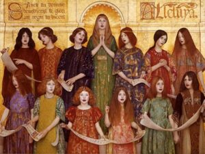 Alleluia by Thomas Cooper Gotch, hand-painted oil painting reproduction