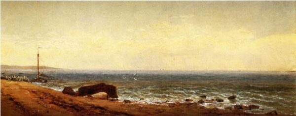 Along the Shore b by Alfred Thompson Bricher, hand-painted oil painting reproduction