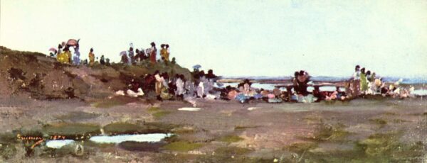 Am Siretufer by Nicolae Grigorescu, hand-painted oil reproduction