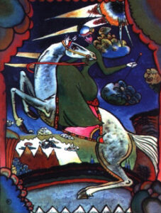 Amazon in mountains by Wassily Kandinsky, hand-painted oil painting reproduction