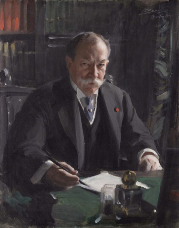 Ambassador David Jayne Hill by Anders Zorn, hand-painted oil painting reproduction