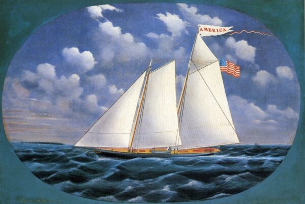 America by James Bard, hand-painted oil painting reproduction