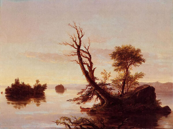 American Lake Scene by Thomas Cole, hand-painted oil painting reproduction