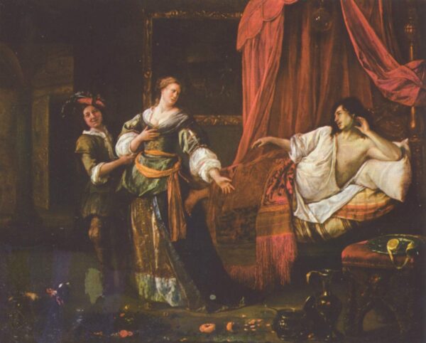 Amnon and Tamar by Jan Steen, hand-painted oil painting reproduction