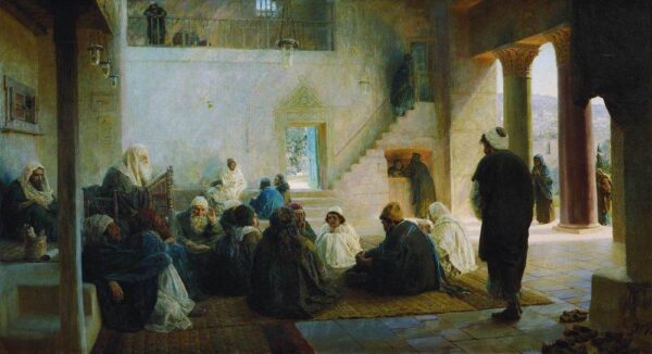 Among The Teachers by Vasiliy Polenov, hand-painted oil painting reproduction
