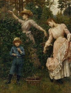 Among the Brambles by Valentine Cameron Prinsep, hand-painted oil painting reproduction