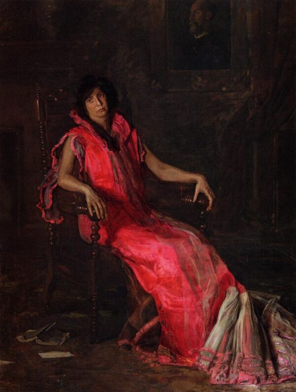 An Actress by Thomas Eakins, hand-painted oil painting reproduction