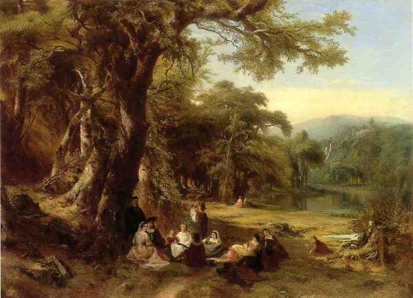 An Afternoon Concert by James McDougal Hart, hand-painted oil reproduction