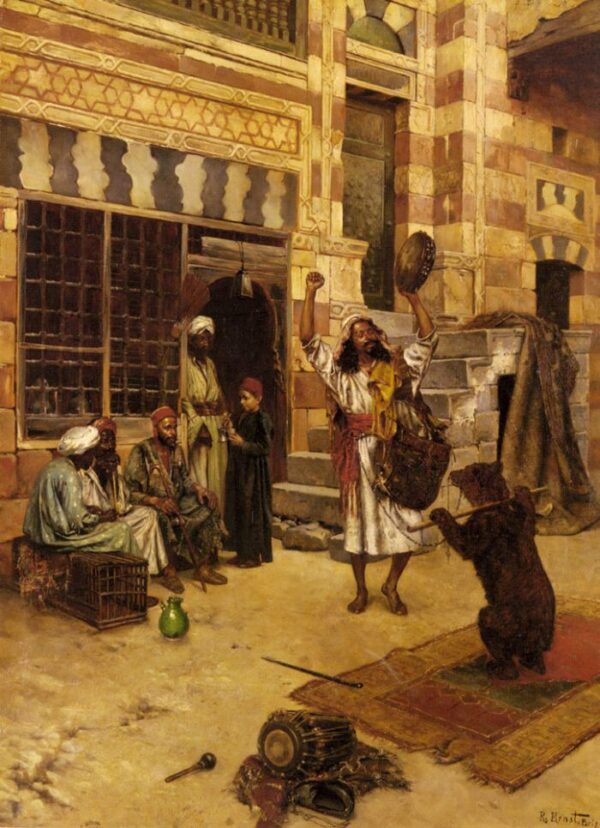 An Afternoon Show by Rudolf Ernst, hand-painted oil painting reproduction