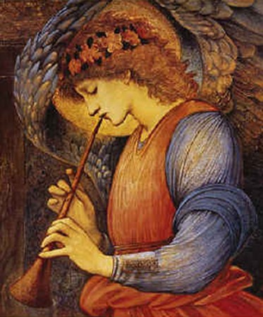 An Angel by Edward Burne-Jones, hand-painted oil reproduction