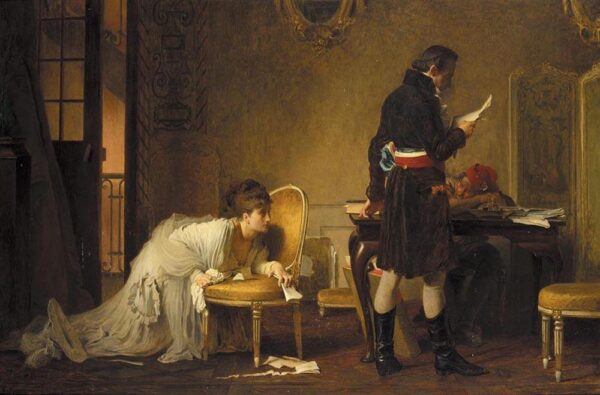 An Appeal for Mercy by Marcus Stone, hand-painted oil painting reproduction