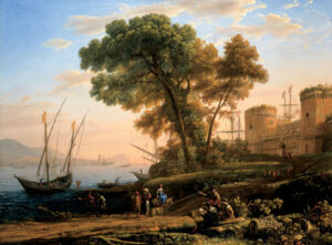 An Artist Studying Nature by Claude Lorrain, hand-painted oil painting reproduction