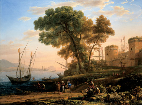 An Artist Studying Nature by Claude Lorrain, hand-painted oil reproduction