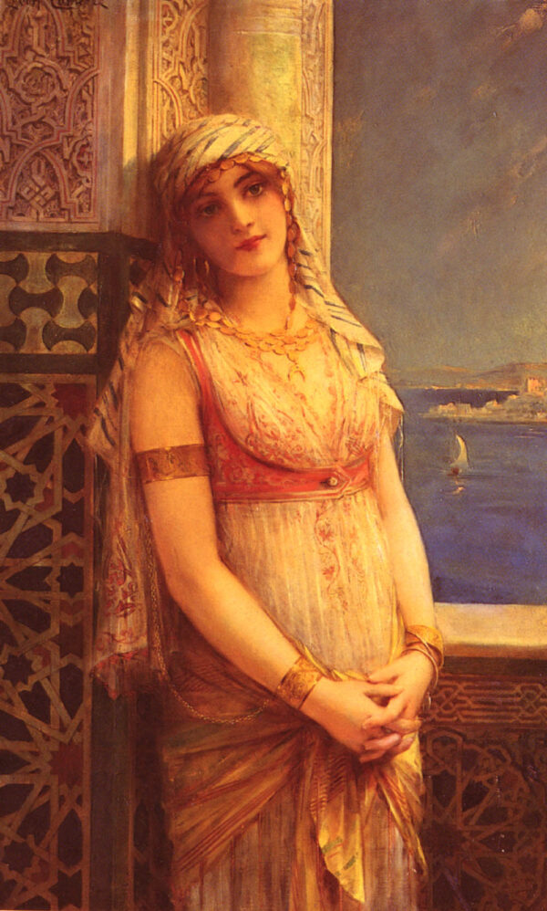 An Eastern Beauty by Leon Francois Comerre, hand-painted oil painting reproduction