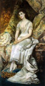 An Elegant Lady by Hans Makart, hand-painted oil painting reproduction