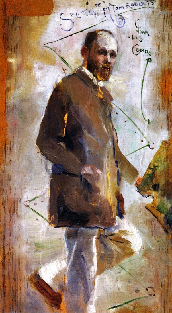 An Impressionist Tom Roberts by Charles Conder, hand-painted oil painting reproduction