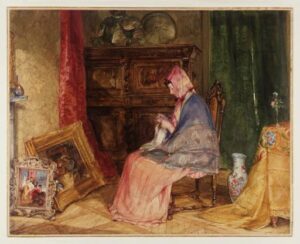 An Interior by John Frederick Lewis, hand-painted oil painting reproduction