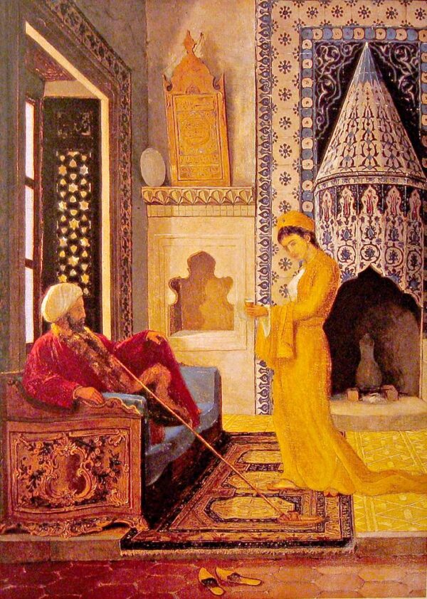 An Interior by Osman Hamdy Bey, hand-painted oil painting reproduction